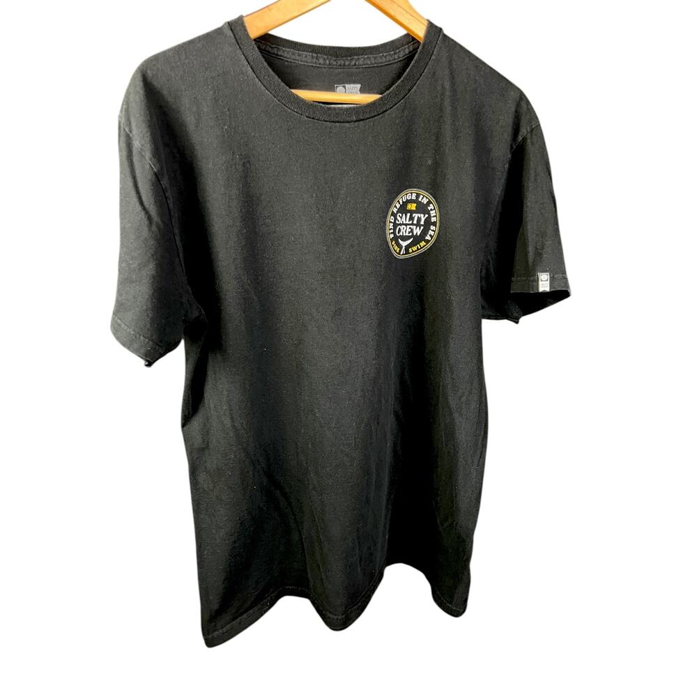 Men's Salty Crew Find Refuge in the Sea Logo T-Shirt - Size L - $30 Retail